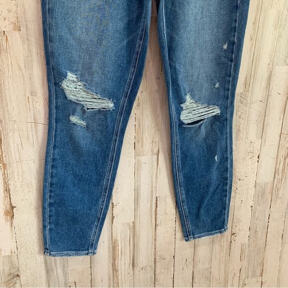 Paige Margot Crop Baazar Destructed Skinny Jeans Distressed - Picture 2 of 6